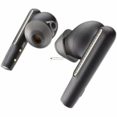 Poly Plantronics Voyager Free 60+ UC Touchscreen Charge Case USB-A Teams Bluetooth Headset Carbon Black