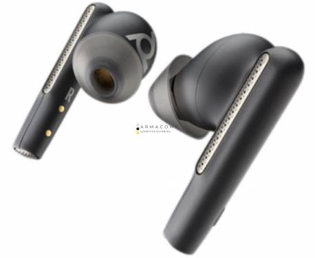 Poly Plantronics Voyager Free 60 UC Basic Charge Case USB-A Teams Bluetooth Headset Carbon Black