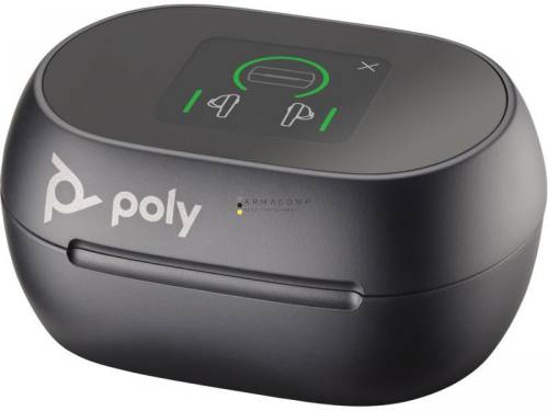 Poly Plantronics Voyager Free 60+ UC Touchscreen Charge Case for BT700 USB-A Adapter Bluetooth Headset Black