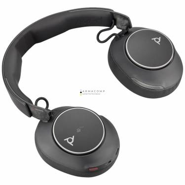 Poly Plantronics Voyager Surround 80 UC Teams USB-C/USB-A Wireless Bluetooth Headset Black