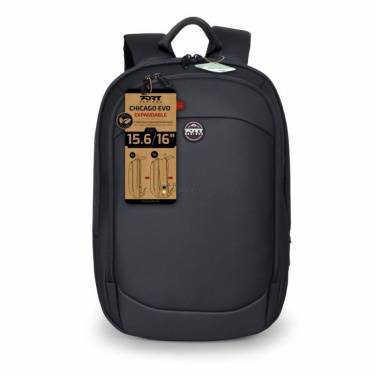 Port Designs ECO Chicago Evo Expendable Backpack 16col Black