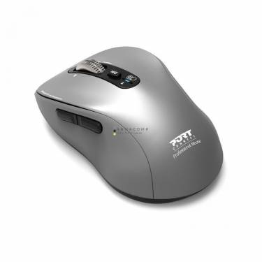 Port Designs Expert & Mac Wireless Bluetooth Rechargeable Mouse Grey