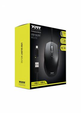 Port Designs Silent mouse Black