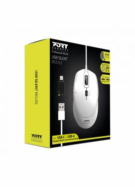 Port Designs Silent mouse White