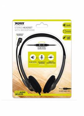 Port Designs Stereo headset Black