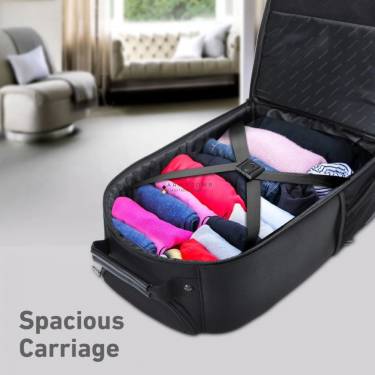 Promate  Mogul-TR SecureStorage Trolley bag for Laptop with Multiple Large Compartments 16" Black