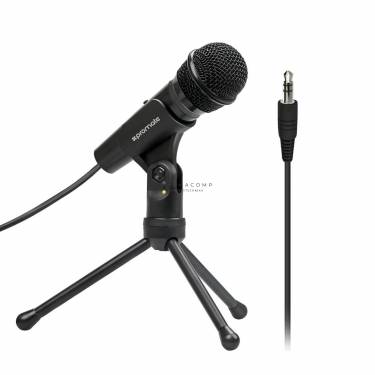 Promate  Tweeter-9 Universal Digital Dynamic Vocal Microphone Black