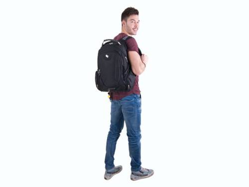 Pulse Track Backpack 17,3col Black