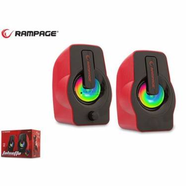 Rampage RMS-G7 Falsetto RGB Speaker Red