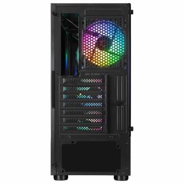 Rampage SHIVA RGB Tempered Glass Black