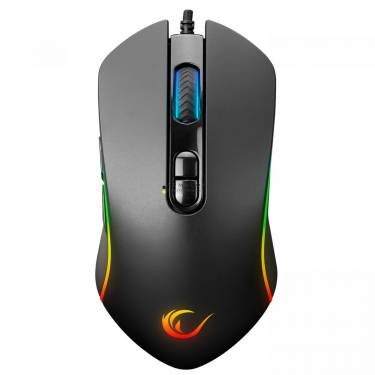 Rampage SMX-G65 ALPOR Gaming RGB Mouse Black