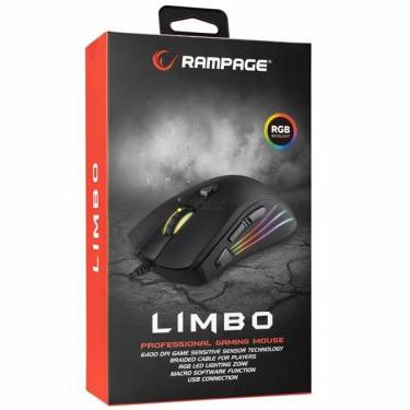 Rampage SMX-R33 LIMBO RGB Gaming Mouse Black