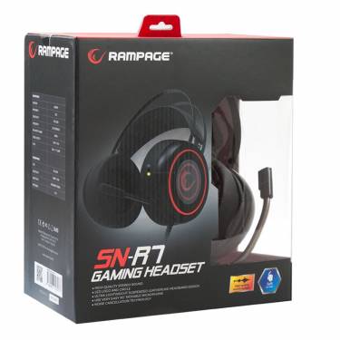 Rampage SN-R7 Mesh Headset Black/Red