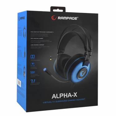 Rampage SN-RW66 Alpha-X Headset Black/Blue