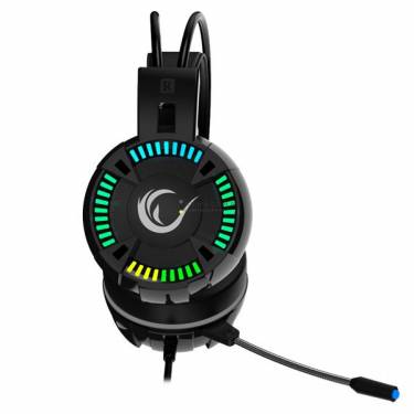 Rampage Styles USB 7.1 RGB Player Headset Black