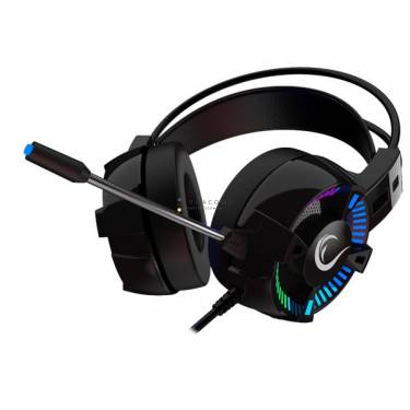 Rampage Styles USB 7.1 RGB Player Headset Black