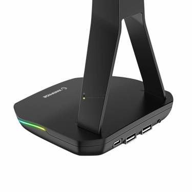 Rampage Tower T14 RGB Headset Stand Black