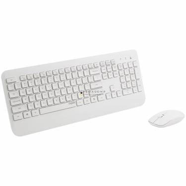 Rapoo X3500 Wireless Keyboard & Optical Mouse White HU