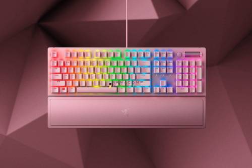 Razer BlackWidow V3 Green Switch keyboard Pink US