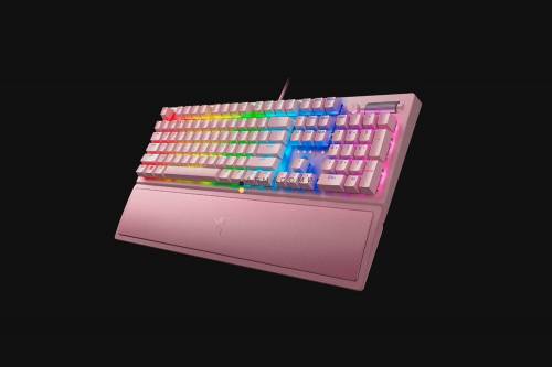 Razer BlackWidow V3 Green Switch keyboard Pink US