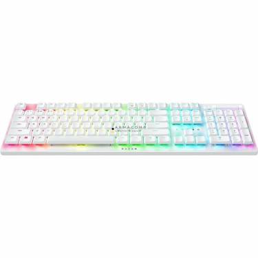 Razer DeathStalker V2 Pro Clicky Optical Purple Switch Keyboard White US