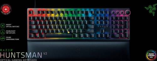 Razer Huntsman V2 Red Switch Mechanical Keyboard Black US