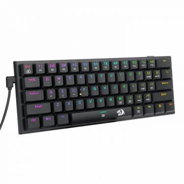 Redragon Anivia, wired mechanical keyboard,RGB, blue switch Black HU