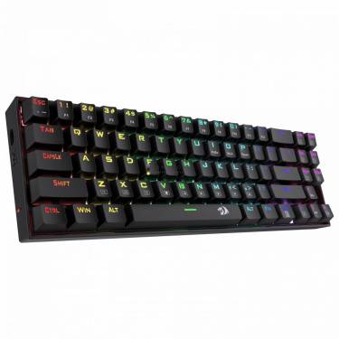 Redragon Deimos, Wired & Wireless Mechanical keyboard, RGB, brown switch Black HU