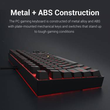 Redragon Kumara 2 Red LED Backlight Blue Mechanical Gaming Keyboard Black HU