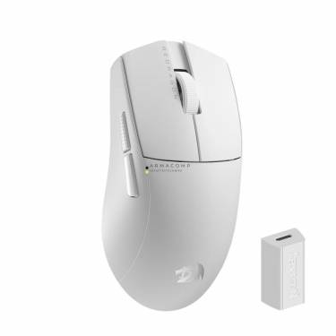 Redragon M916 PRO 4K Wireless Bluetooth Gaming Mouse White