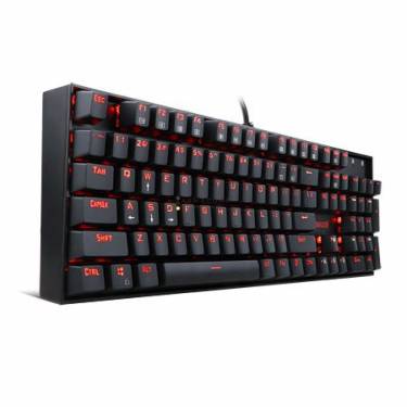 Redragon Mitra Red Backlight Mechanical Keyboard Brown Switches Black HU