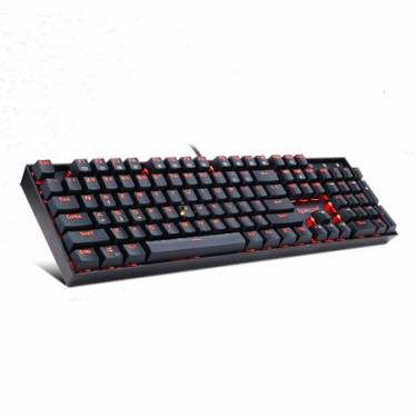 Redragon Mitra Red Backlight Mechanical Keyboard Brown Switches Black HU