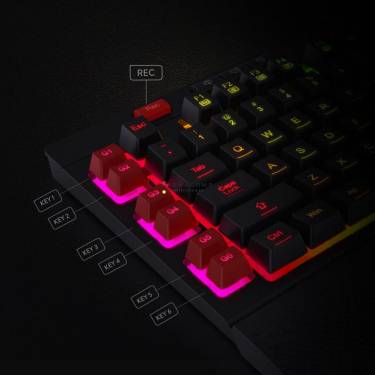 Redragon Shiva RGB Membrane Gaming Keyboard Black HU