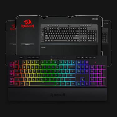 Redragon Shiva RGB Membrane Gaming Keyboard Black HU