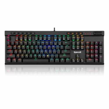 Redragon Vata RGB Mechanical Gaming Keyboard Brown Switches Black HU