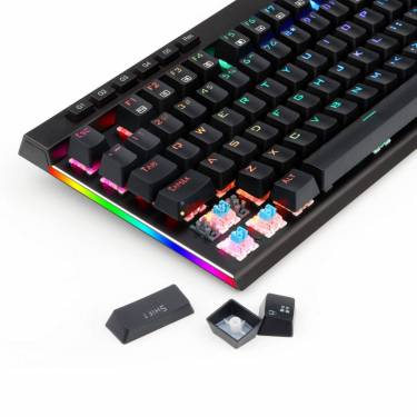 Redragon Vata RGB Mechanical Gaming Keyboard Brown Switches Black HU