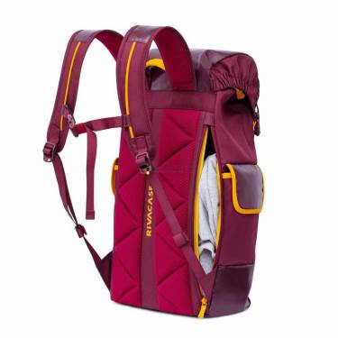 RivaCase 5361 Dijon Laptop Backpack 17,3" Burgundy Red