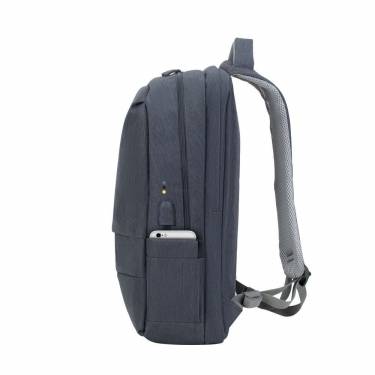 RivaCase 7567 Anti-theft Laptop Backpack 17,3" Dark Grey