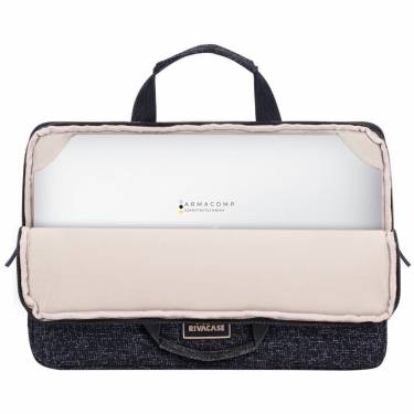 RivaCase 7913 Laptop Sleeve With Handles 13,3" Black