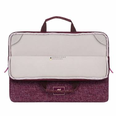 RivaCase 7913 Laptop Sleeve With Handles 13,3" Burgundy Red