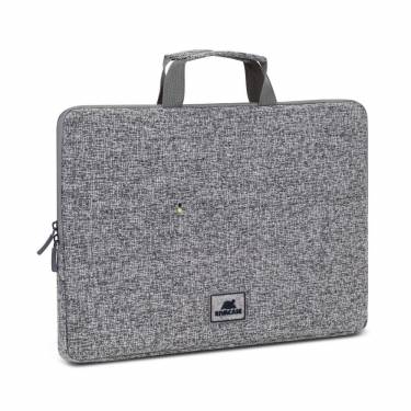 RivaCase 7915 Laptop sleeve with handles 15,6col Light grey