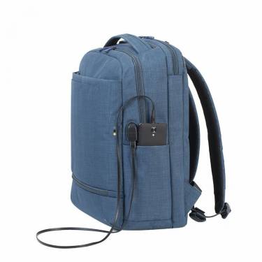 RivaCase 8365 Biscayne Laptop Backpack 17,3col Blue