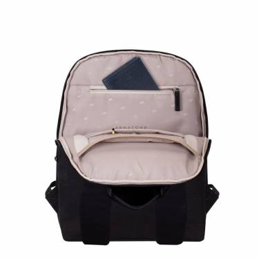 RivaCase 8524 Canvas Backpack Black