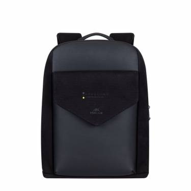 RivaCase 8524 Canvas Backpack Black