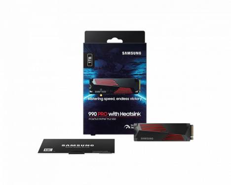 Samsung 1TB M.2 2280 NVMe 990 Pro with Heatsink