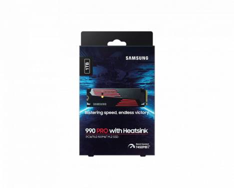 Samsung 1TB M.2 2280 NVMe 990 Pro with Heatsink