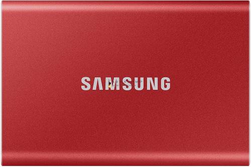 Samsung 1TB USB3.2/USB Type-C T7 Metallic Red