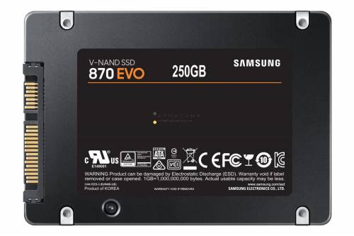 Samsung 250GB 2,5" SATA3 870 Evo