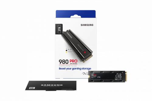 Samsung 2TB M.2 2280 NVMe 980 Pro with Heatskin