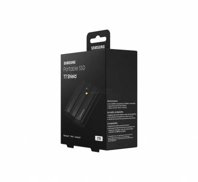 Samsung 2TB USB3.2 T7 Shield Black